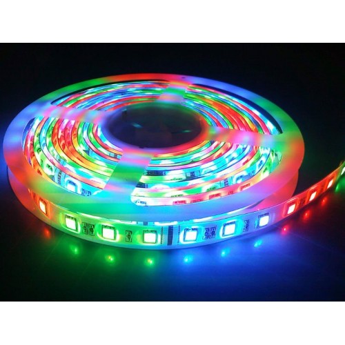 Лента светодиодная- IP20-24V-7.2W/m RGB- 5м Ecola Лента светодиодная- IP20-24V-7.2W/m RGB- 5м Ecola